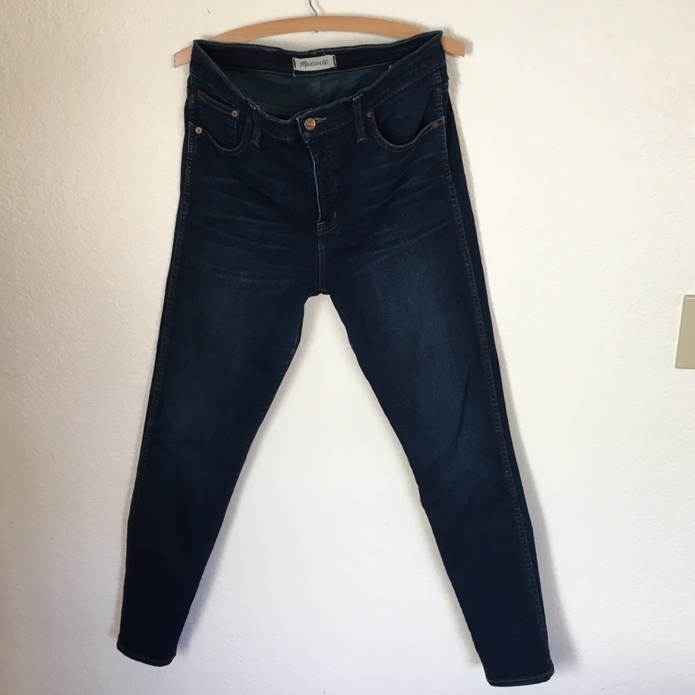 Madewell 10” High Rise Skinny Skinny Hayes Wash